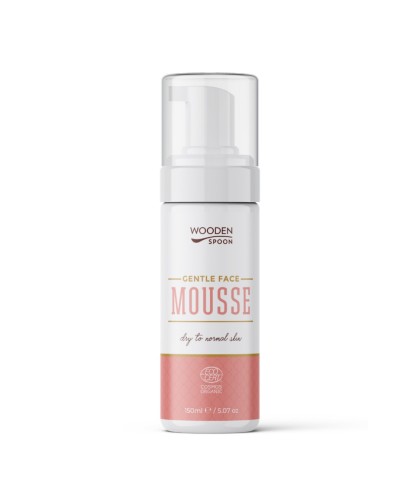 Bio Face Cleansing Foam, Mousse Delicate, 150 ml, Дървена Лъжичка