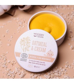 Organic Oatmeal A-Cream Wooden Spoon