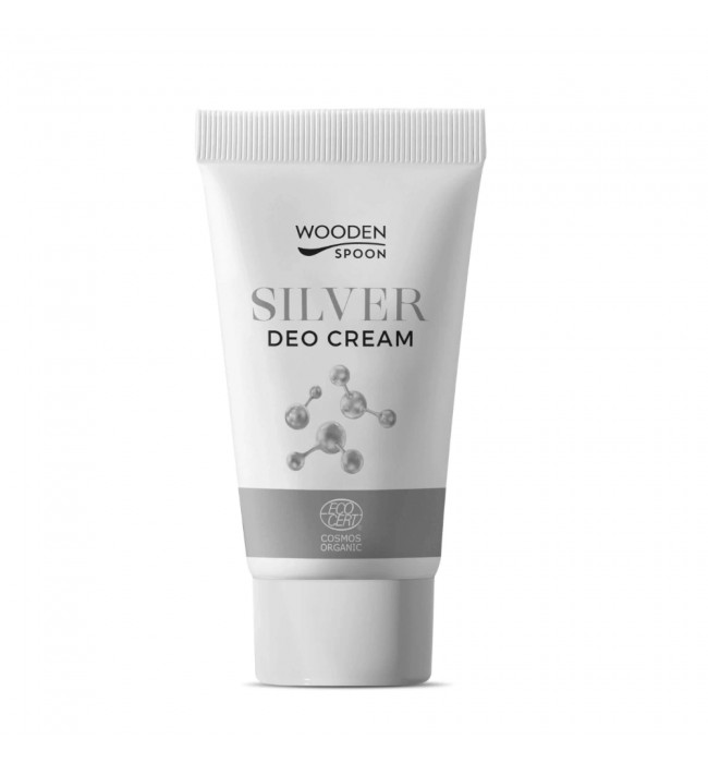 Wooden Spoon Bio Deodorant Cream with silver 40 ml.