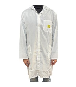 Work coat antistatic for watchmakers, white, size L