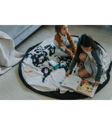 Тoy storage bag (Worldmap/stars) Pl ...