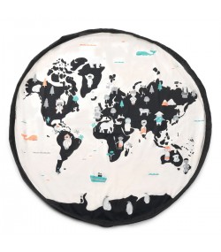 Play&Go® Worldmap/Stars Toy Storage Bag