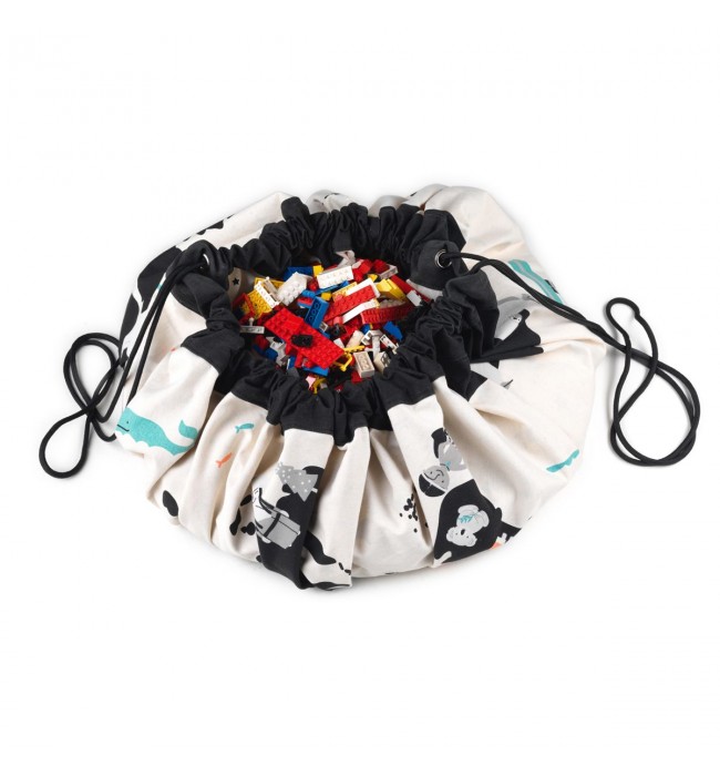 Play&Go® Worldmap/Stars Toy Storage Bag