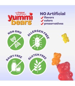 Yummi Bears Complete Multi SUGAR FREE 60 pcs.