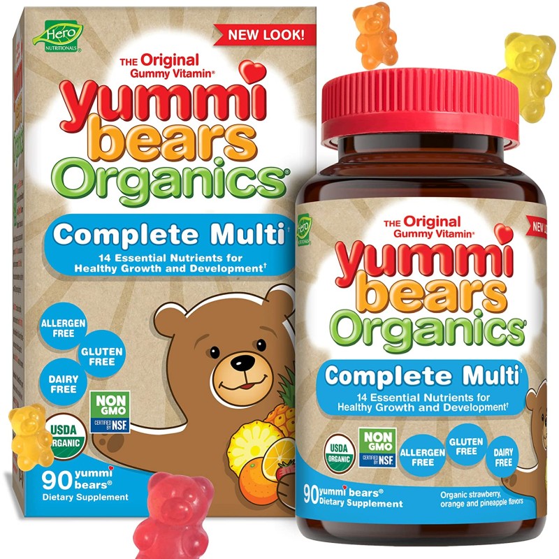 Yummi Bears Organic Complete Multi 90 pcs. Yummi Bears Organic Complete Multi 90 pcs.