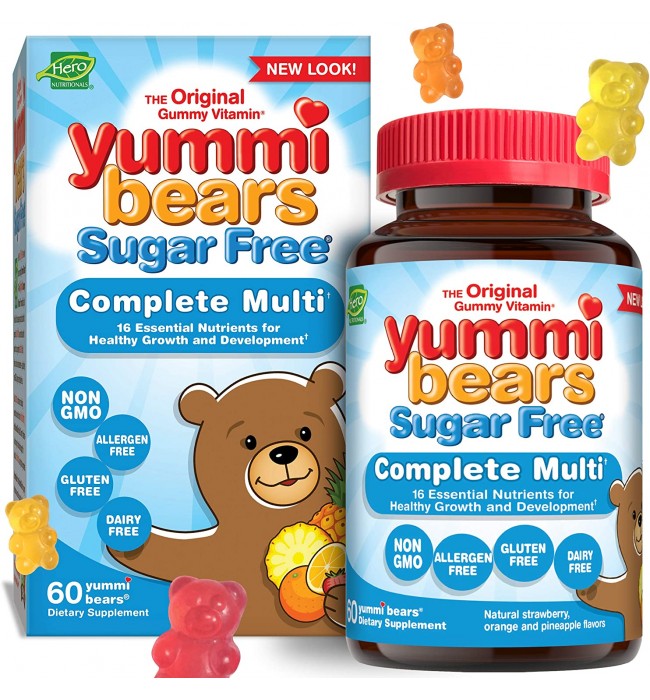 Yummi Bears Complete Multi SUGAR FREE 60 pcs.