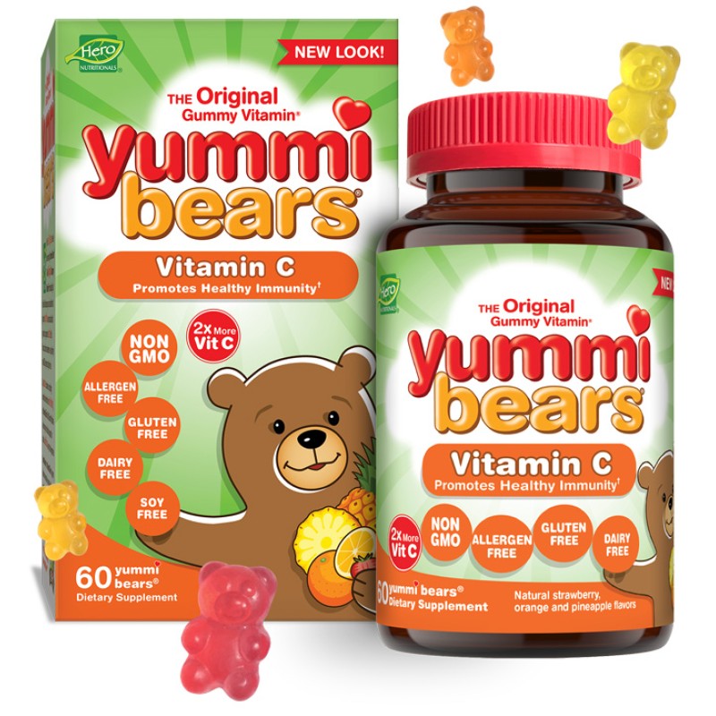 Yummi Bears Vitamin C 60 pcs. Yummi Bears Vitamin C 60 pcs.