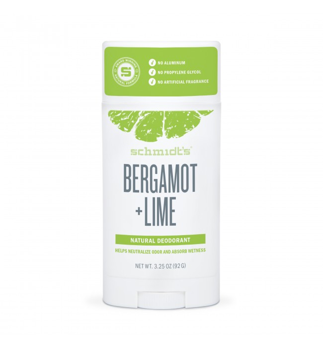 Natural Deodorant Bergamot Lime Schmidt's Naturals