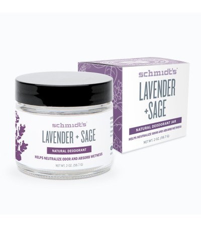 Natural Deodorant Lavender Sage Schmidt's Naturals