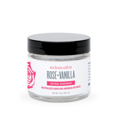 Natural Deodorant Rose Vanilla Schmidt's Naturals