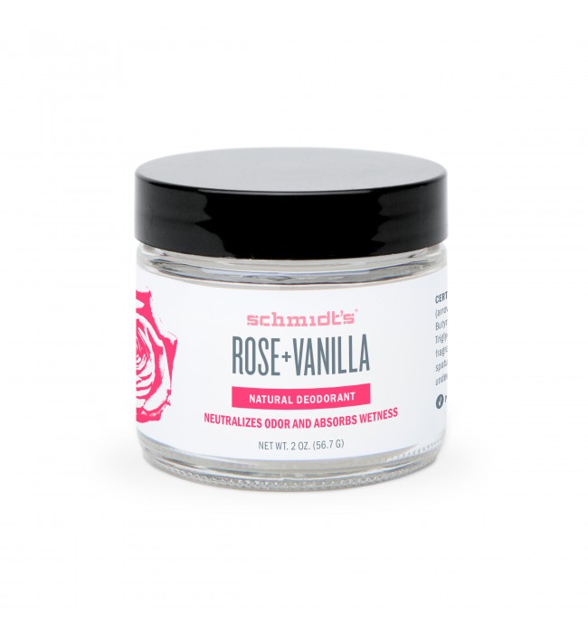 Natural Deodorant Rose Vanilla Schmidt's Naturals