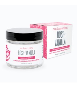 Natural Deodorant Rose Vanilla Schmidt's Naturals