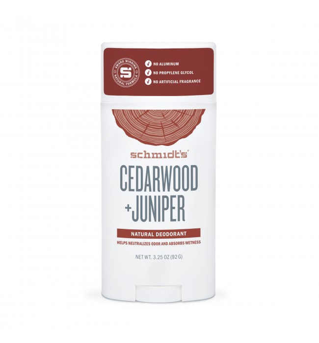 Natural Deodorant Cedarwood Juniper Schmidt's Naturals