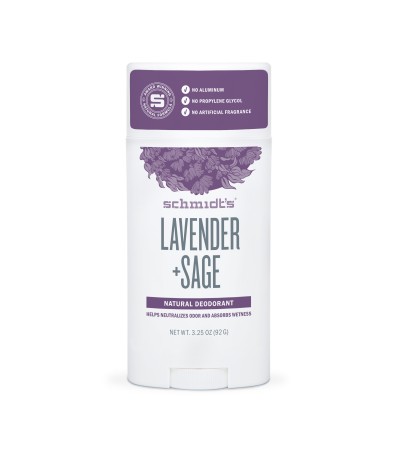 Natural Deodorant Lavender Sage Schmidt's Naturals