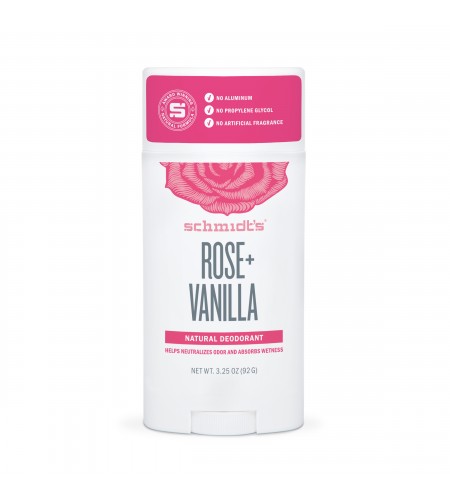 Natural Deodorant Rose Vanilla Schm ...