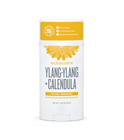 Natural Deodorant Ylang-Ylang Calendula Schmidt's Naturals