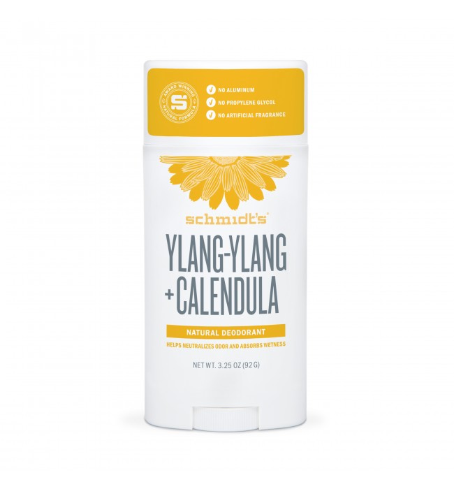 Natural Deodorant Ylang-Ylang Calendula Schmidt's Naturals