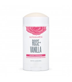 Natural Deodorant Rose Vanilla Schmidt's Naturals