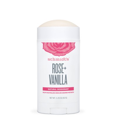 Natural Deodorant Rose Vanilla Schmidt's Naturals