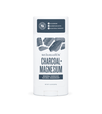 Natural Deodorant Charcoal Magnesium Schmidt's Naturals