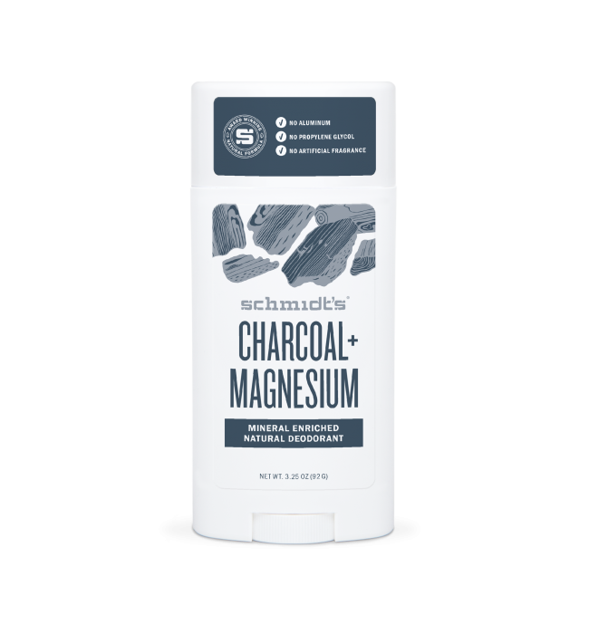 Natural Deodorant Charcoal Magnesium Schmidt's Naturals