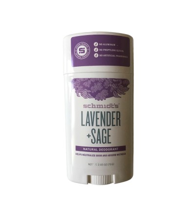 Natural Deodorant Lavender Sage Schmidt's Naturals