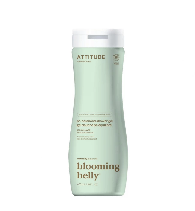 Blooming belly Pregnancy Shower Gel – Argan Leaves, ATTITUDE
