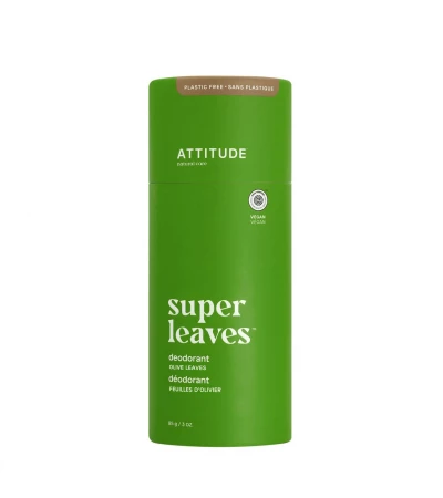 Дезодорант - маслинови листа, без пластмаса, Super Leaves, ATTITUDE