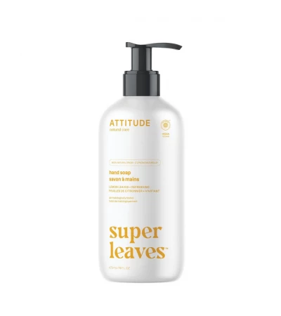 Liquid Hand Soap, Lemon Leaves, Super leaves, ATTITUDE