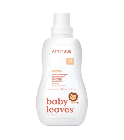 Baby Laundry Detergent - Pear Nectar, baby leaves, ATTITUDE