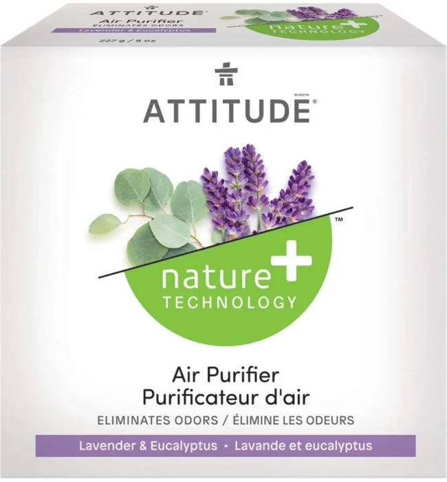 Air Purifier, Lavender and Eucalyptus, 227 g, ATTITUDE