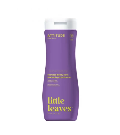 Little Leaves 2-in-1 Shampoo and Body Wash – Vanilla & Pear, Attitude 