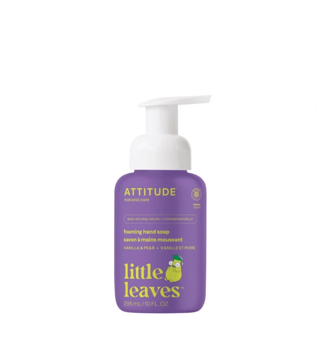 Little leaves Foaming Hand Soap – Vanilla & Pear, 295 ml, ATTITUDE