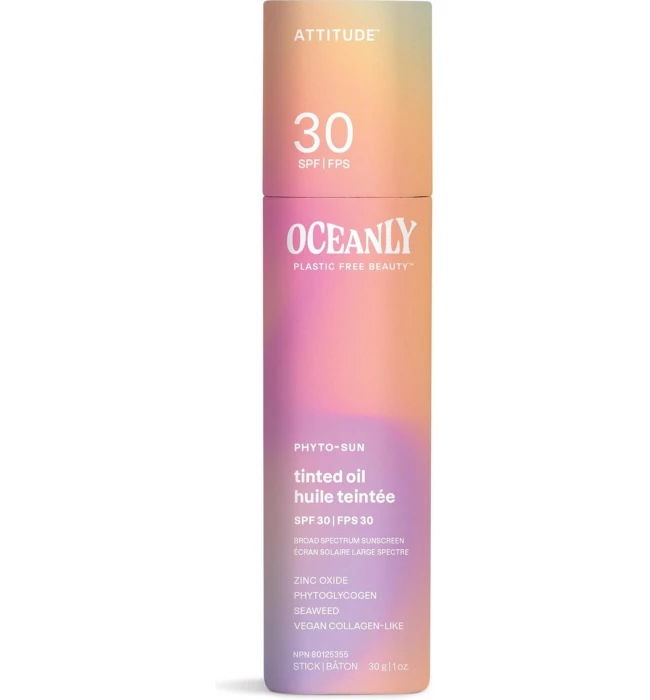 Тониращо олио за лице със слънцезащитен фактор SPF 30, Oceanly PHYTO-SUN, ATTITUDE