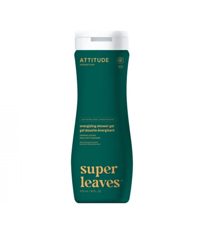 Moisturizing Shower Gel, Orange Leaves, Super leaves, ATTITUDE