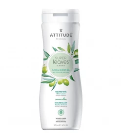 Soothing Shower Gel, Olive Leaves, Super leaves, ATTITUDE