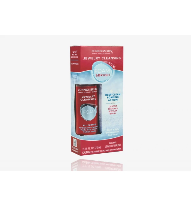 Jewelry Cleansing Foam & Brush, Connoisseurs