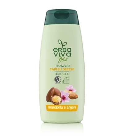 Шампоан за суха коса с Бадем и Арган Erba Viva Bio 250 мл.