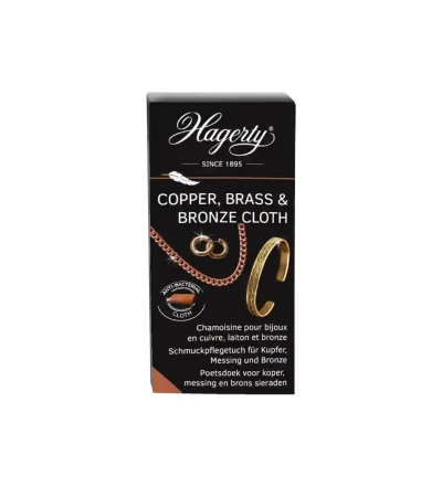 Copper, Brass and Bronze Cloth: Polishing Cloth for Copper, Brass and Bronze Jewellery, Hagerty