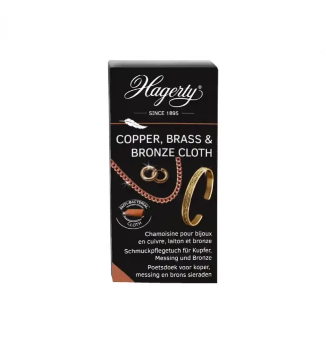 Copper, Brass and Bronze Cloth: Polishing Cloth for Copper, Brass and Bronze Jewellery, Hagerty