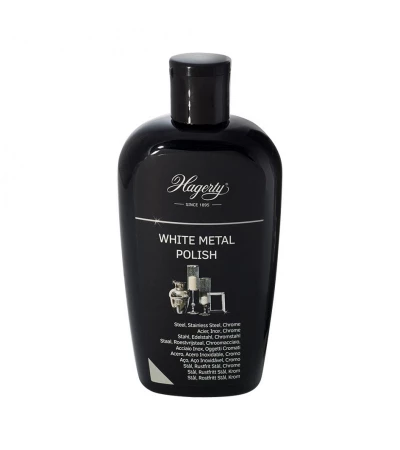 White Metal Polish, Cleaning lotion for steel, stainless steel and chrome items