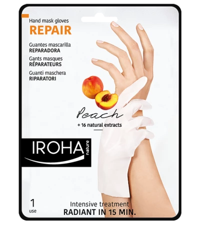 IROHA Hand Repairing Mask Gloves Peach