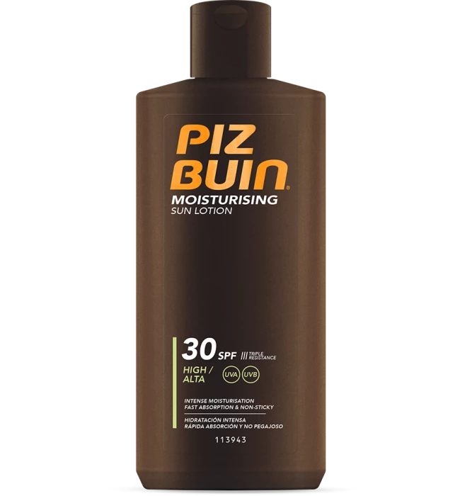 PIZ BUIN Moisturising Sun lotion SPF 30 200 ml.