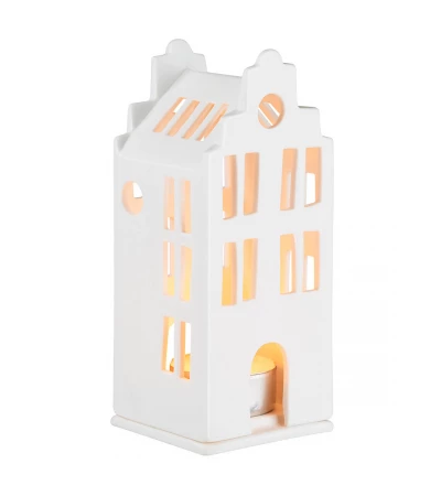Lighthouse, town canal house