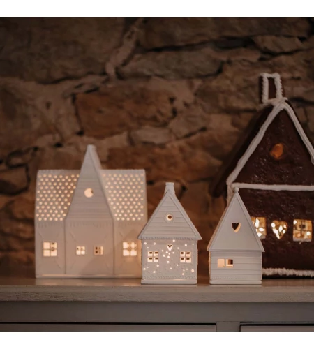 Illuminated Gingerbread house