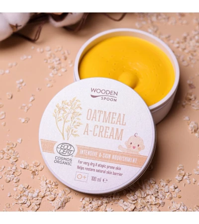 Био крем с овес за атопична кожа WOODEN SPOON