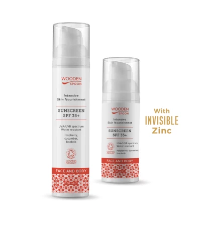 Sunscreen Lotion Face&Body SPF35+ WOODEN SPOON 100ml.