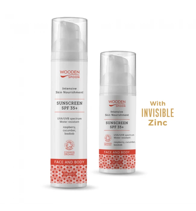 Sunscreen Lotion Face&Body SPF35+ WOODEN SPOON 100ml.