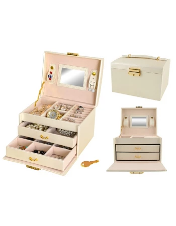 Jewelry box Beautylushh, Beige