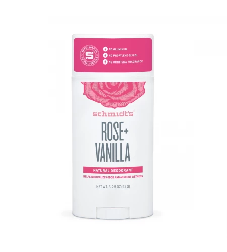Natural Deodorant Rose Vanilla Schm ...